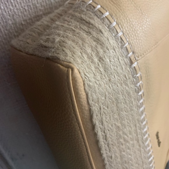 New The Sak Corn Yellow Leather Tote Bag Pocketbook Carryall - Picture 9 of 16